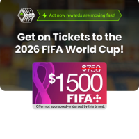 Rewards Giant $1500 on Fifa World Cup Tickets US iOS/Android