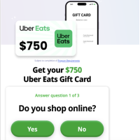 Prime Reward Stop - $750 Uber Eats - US